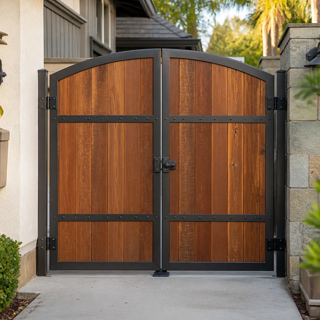 Wood & steel frame